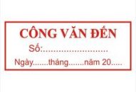 Khắc dấu công văn đến tại quận Liên Chiểu