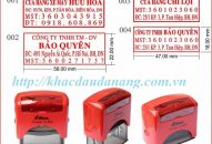 Khắc dấu mã số thuế tại thành phố Tam Kỳ