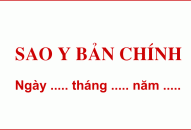 Thủ tục khắc dấu sao y bản chính tại quận Ngũ Hành Sơn