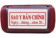 Khắc dấu bản sao y bản chính giá rẻ tại Điện Bàn