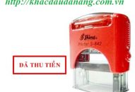 Làm con dấu đã thu tiền giá rẻ tại Thanh Khê