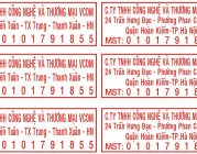Dịch vụ khắc dấu mã số thuế công ty ở Quảng Nam